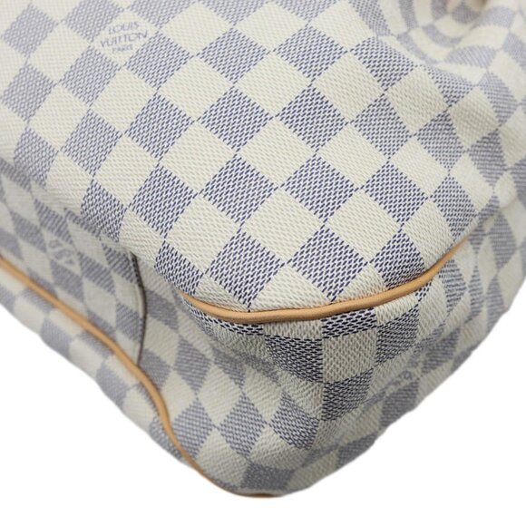 Louis Vuitton  Evora MM Damier Azur Tote Shoulder Bag White - Picture 8 of 13